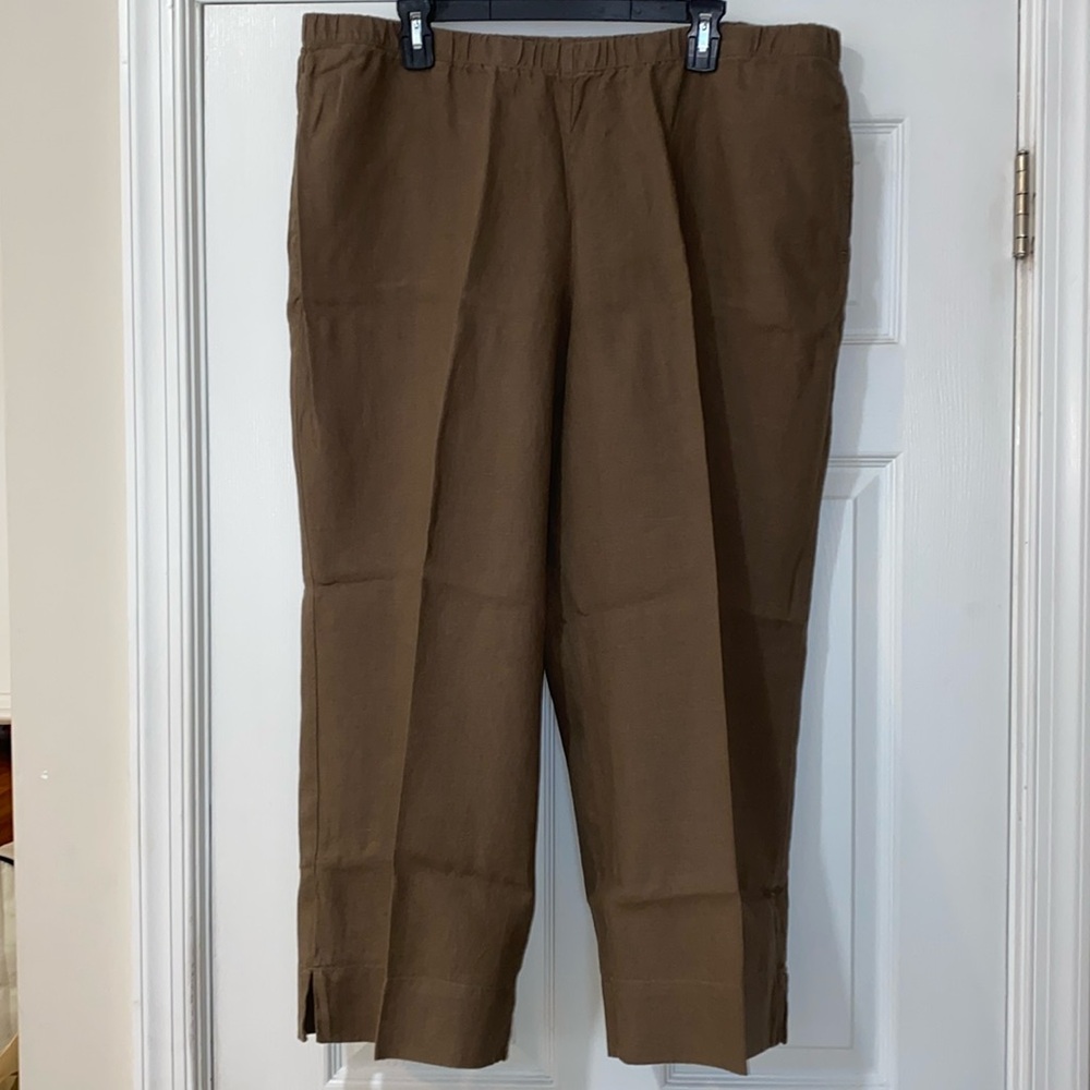 J. Jill Linen Crop Pants - NWT - Picture 1 of 6